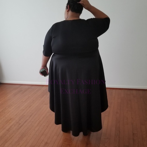 London Peplum Hi-Low Top - Picture 4 of 4